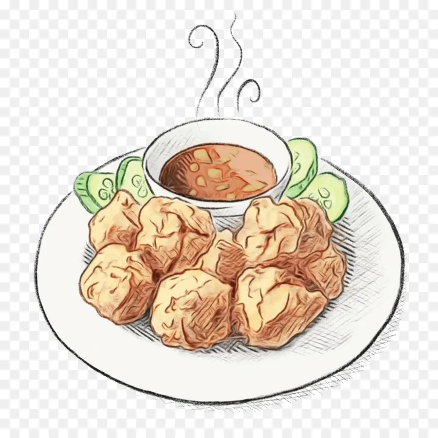 Albóndigas Fritas，Salsa PNG