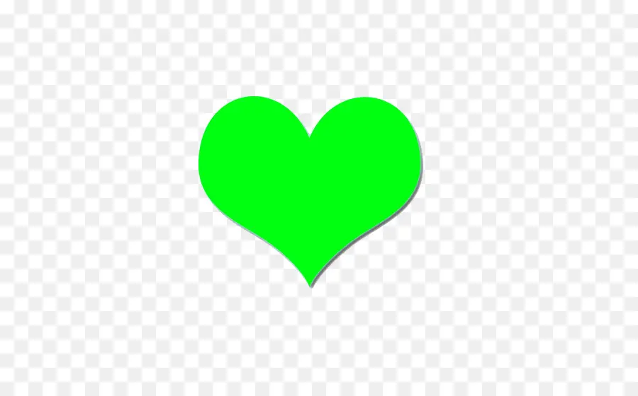 Corazón，Verde PNG