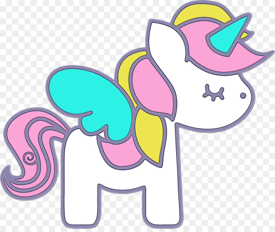 Unicornio En El Arcoiris，Fantasía PNG