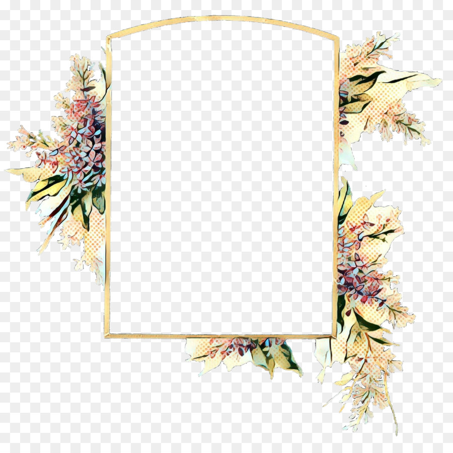 Marco Floral，Flores PNG