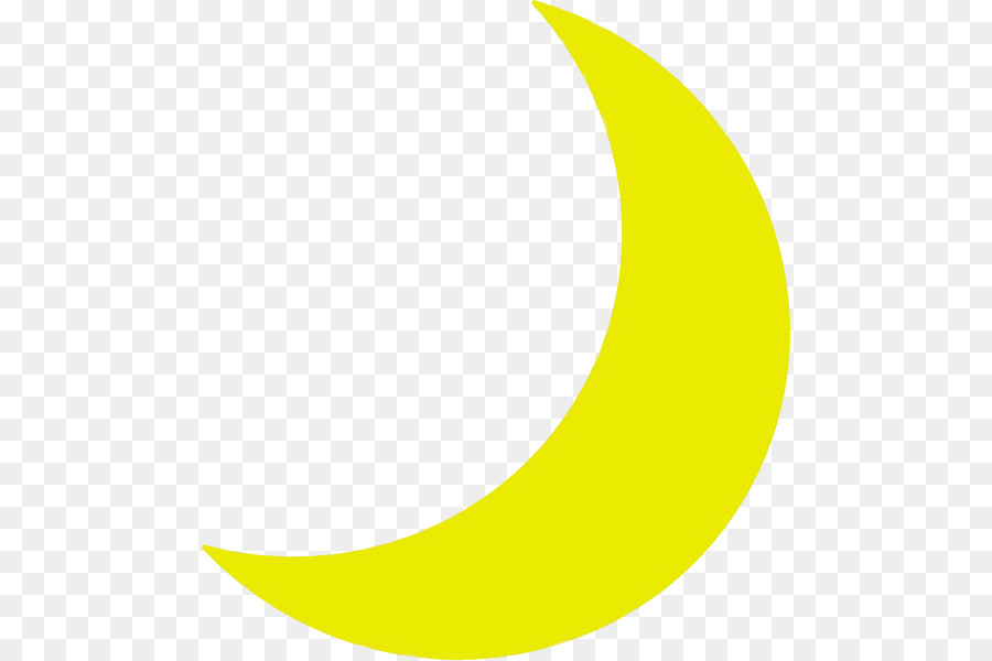 Luna Creciente Amarilla，Creciente PNG