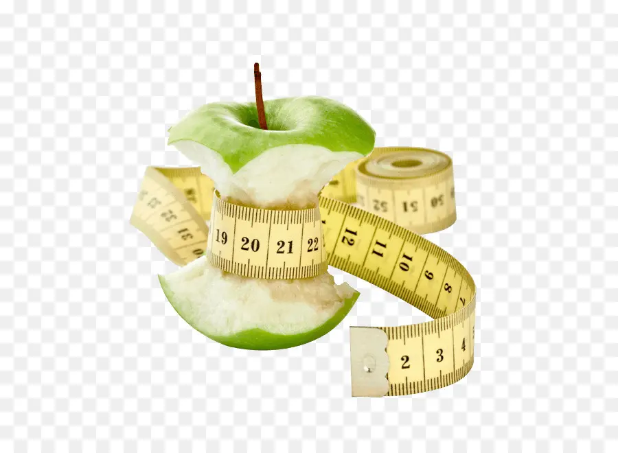 Manzana Con Cinta Métrica，Fruta PNG