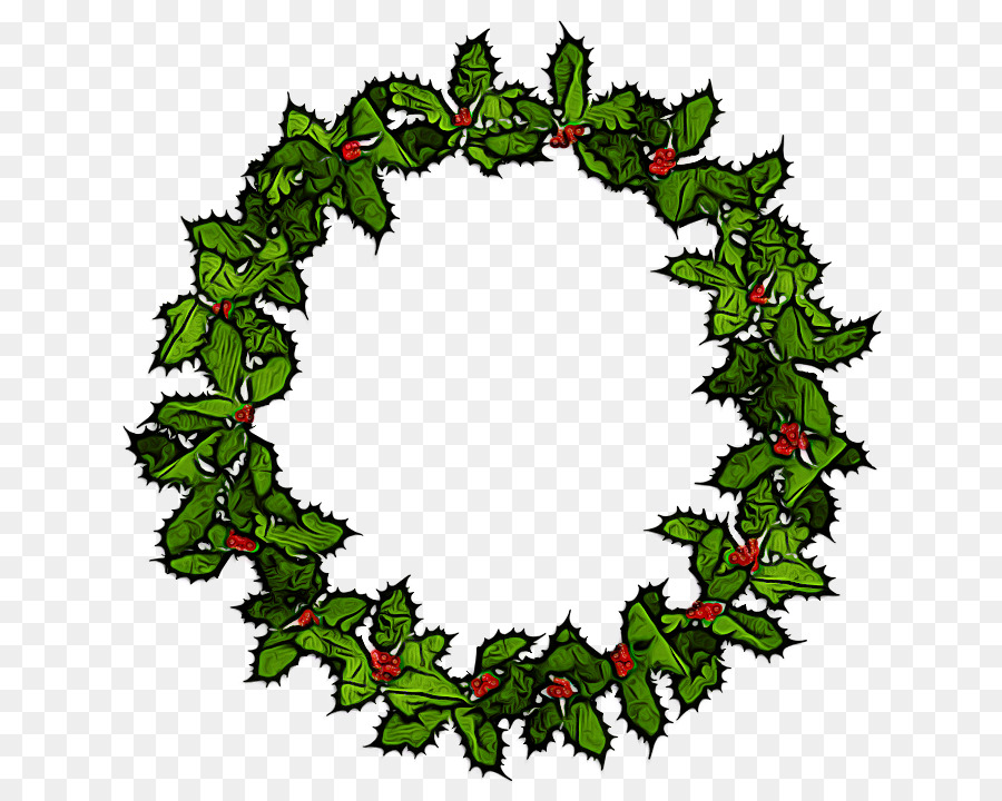 Corona De Acebo，Navidad PNG