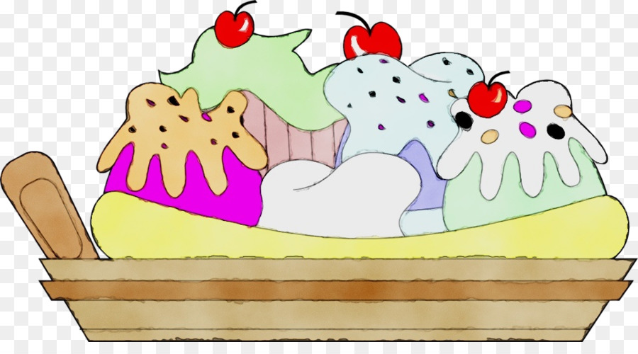 Libro Para Colorear，Banana Split PNG