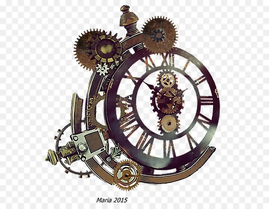 Reloj，Steampunk PNG