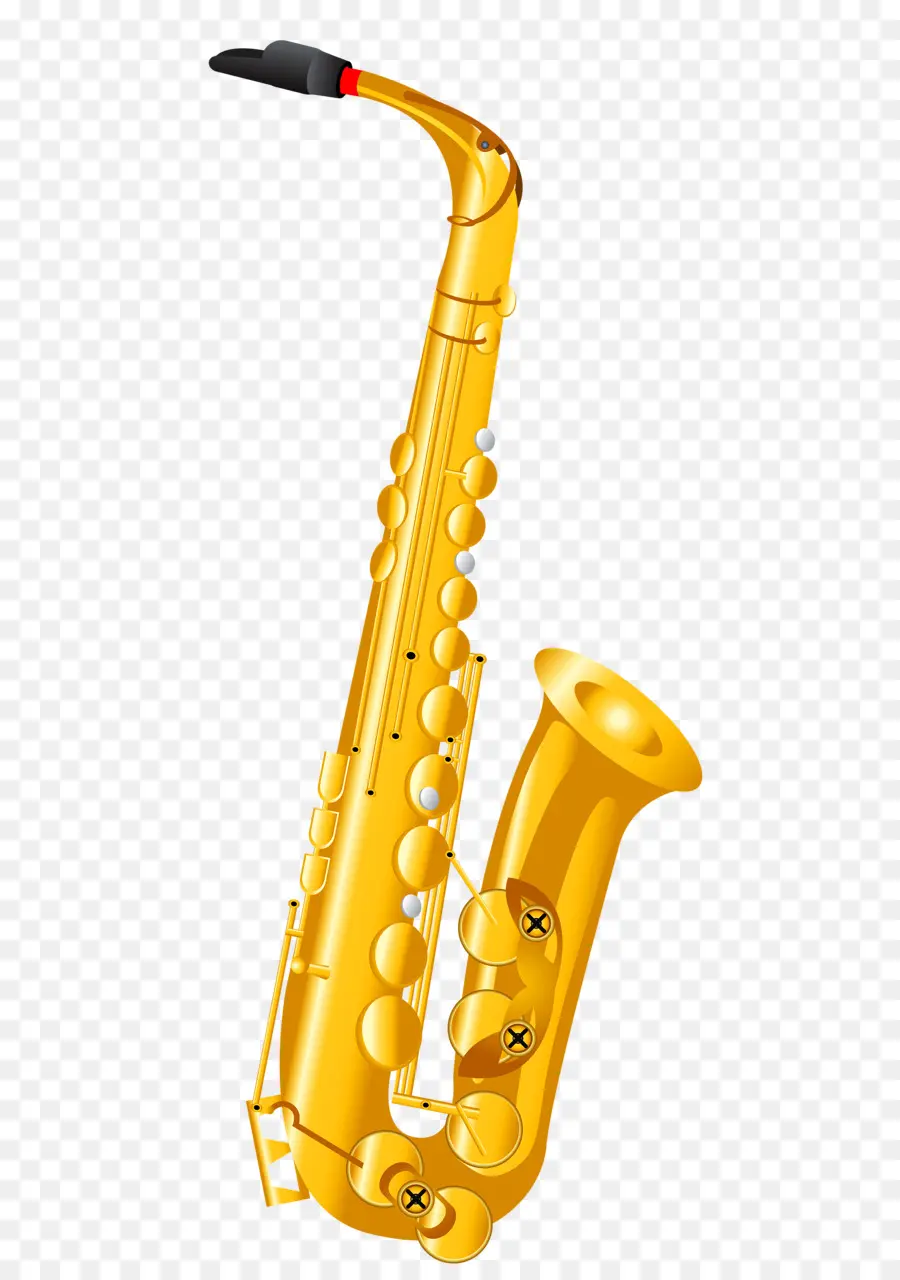 Saxofón，Instrumentos Musicales PNG