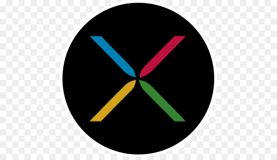 Logotipo X Colorido，Círculo PNG