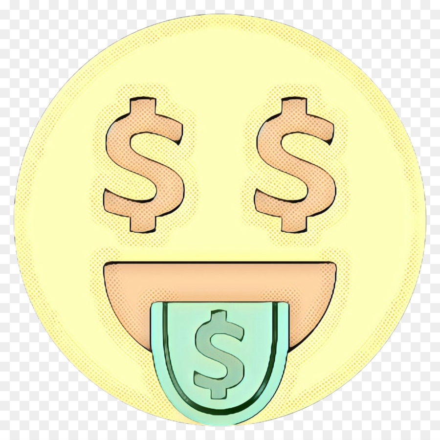 Emoji De Ojos De Dólar，Rostro PNG