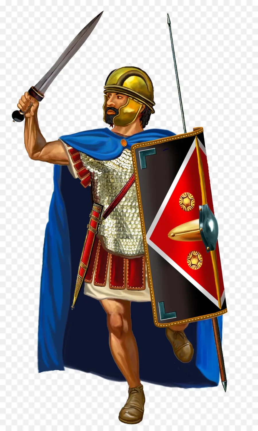 Soldado Romano，Armadura PNG