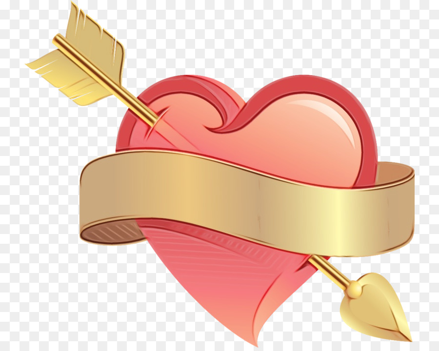 Corazón，Flecha PNG