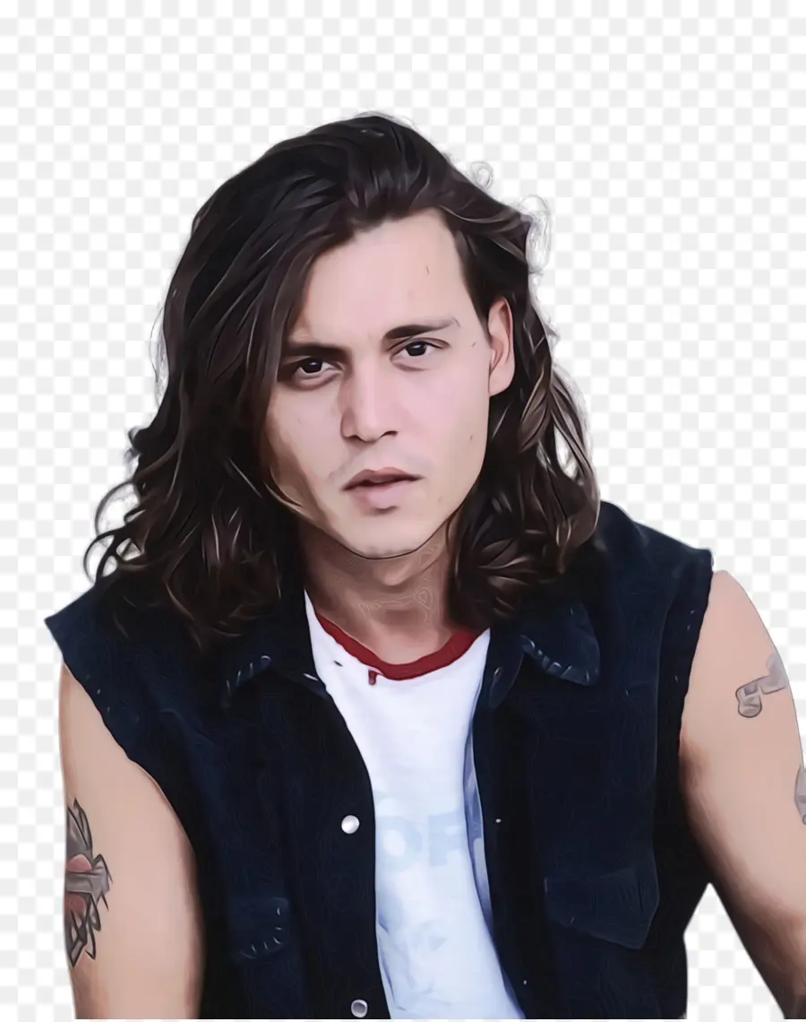 Johnny Depp，Peinado PNG