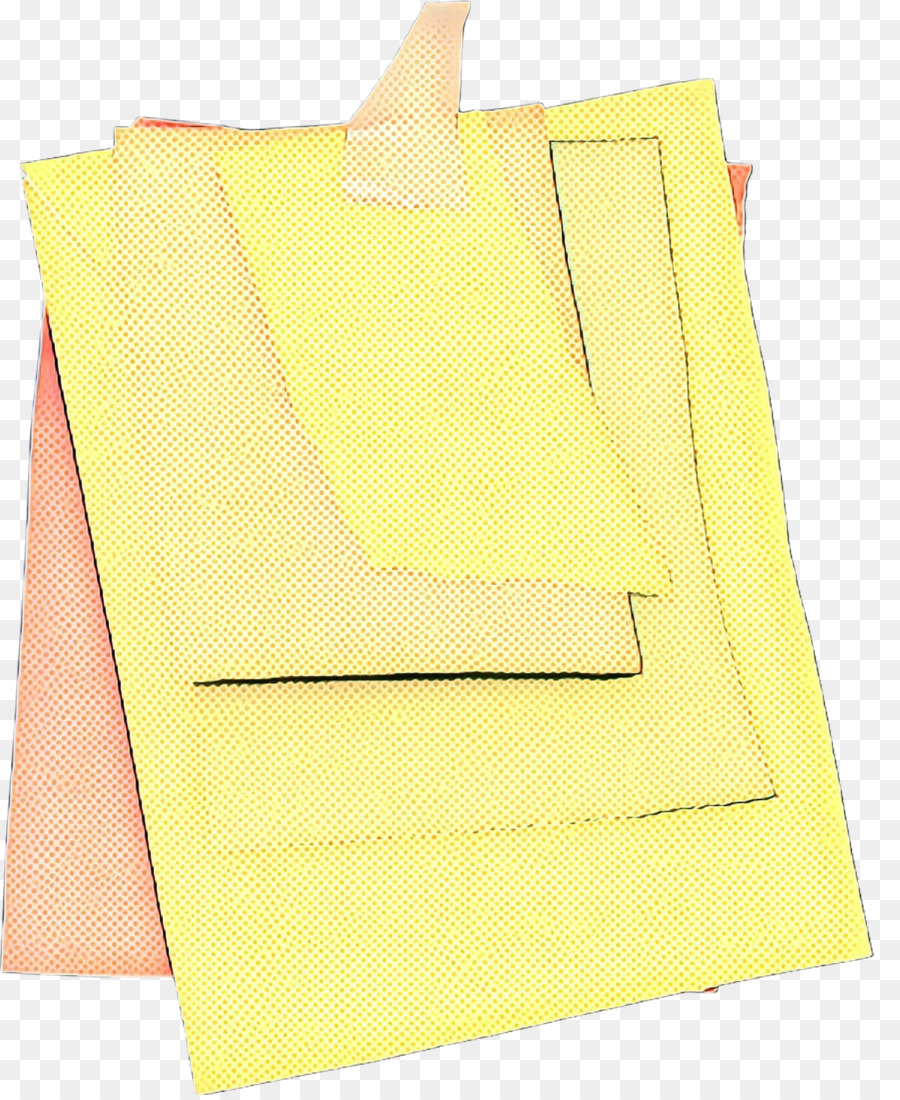 Papel，Amarillo PNG