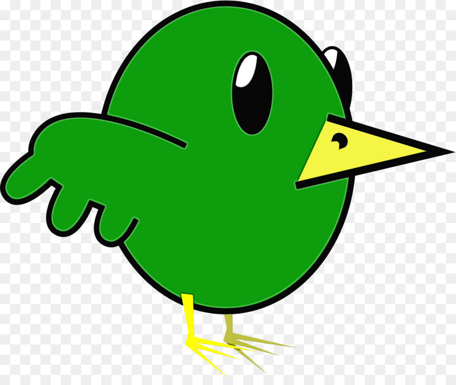 Pájaro Verde，Dibujos Animados PNG