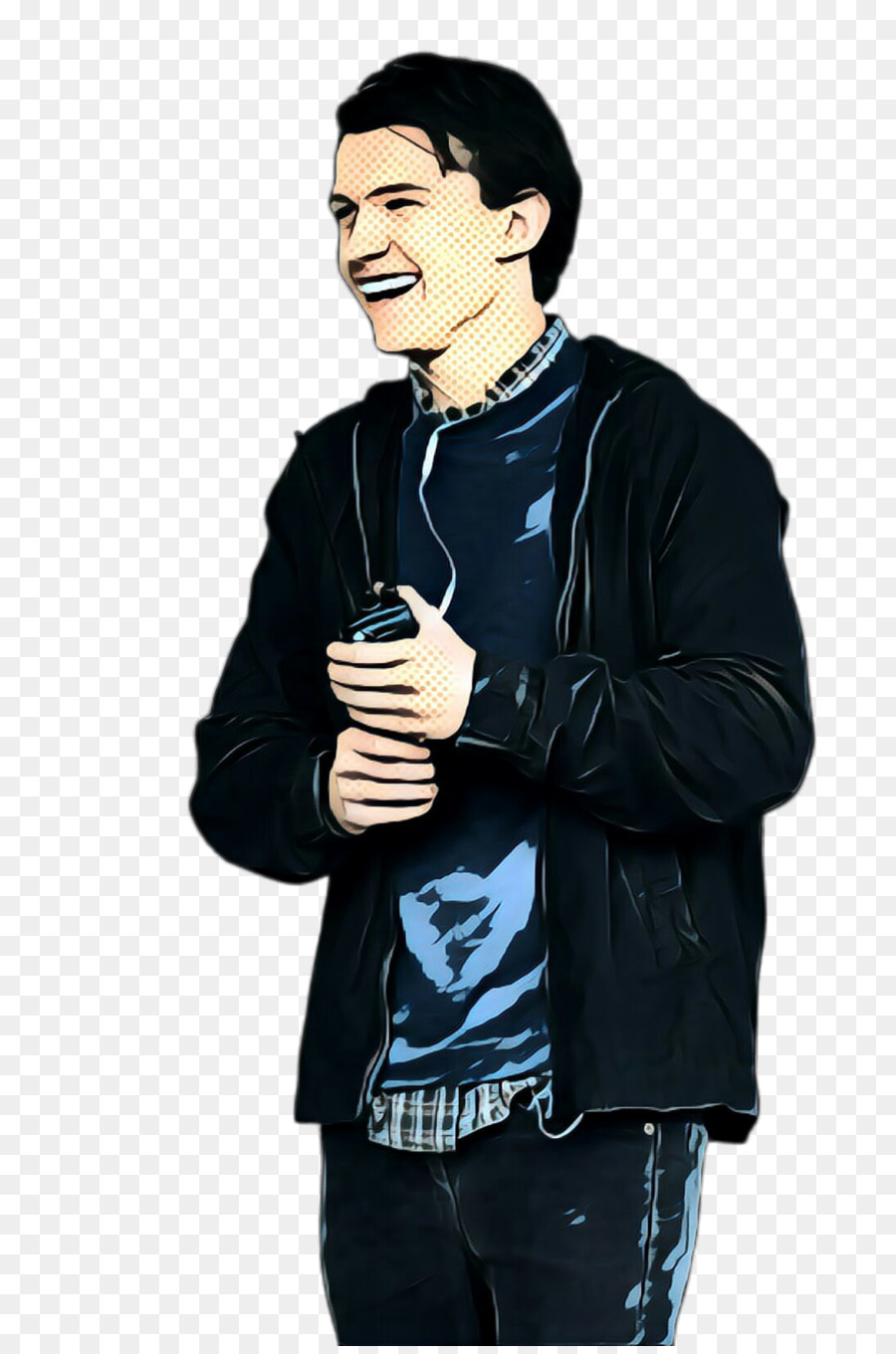 Camiseta，Chaqueta De Cuero PNG