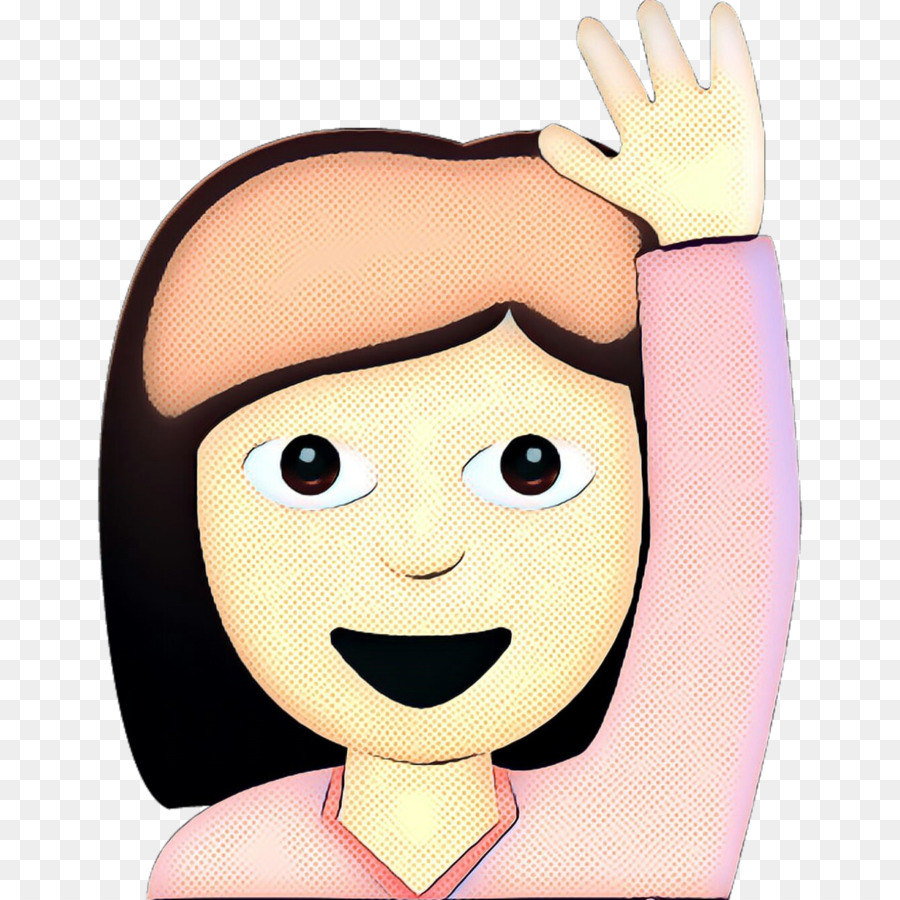 Emoji De Mujer Feliz，Alegría PNG