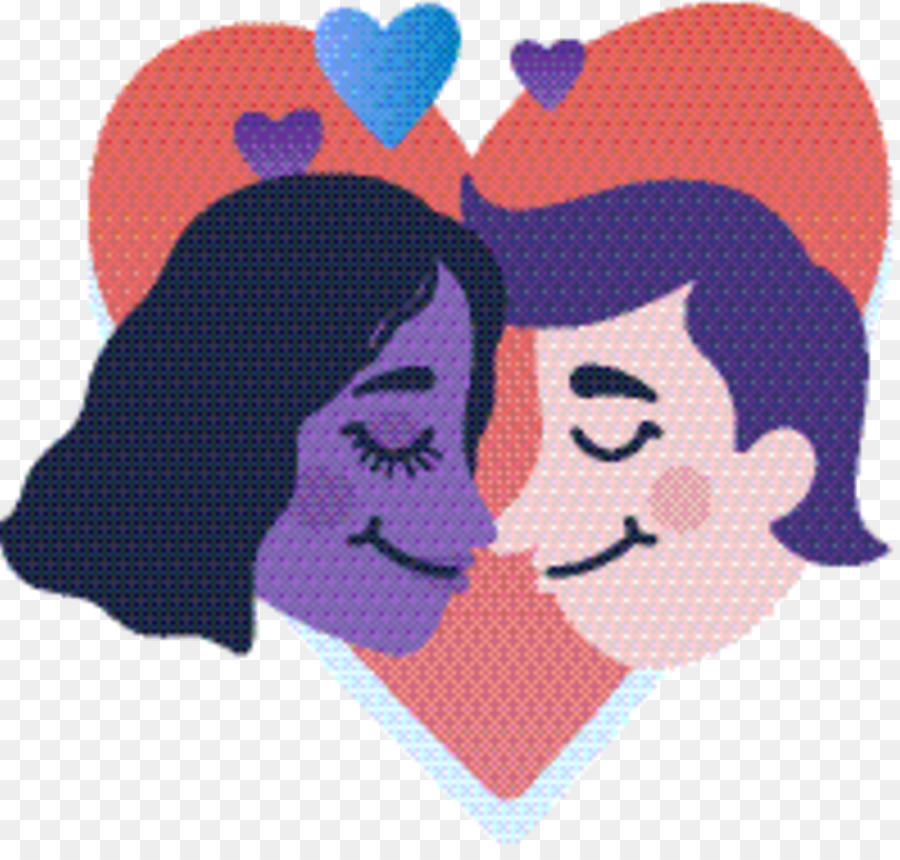 Corazón，Morado PNG