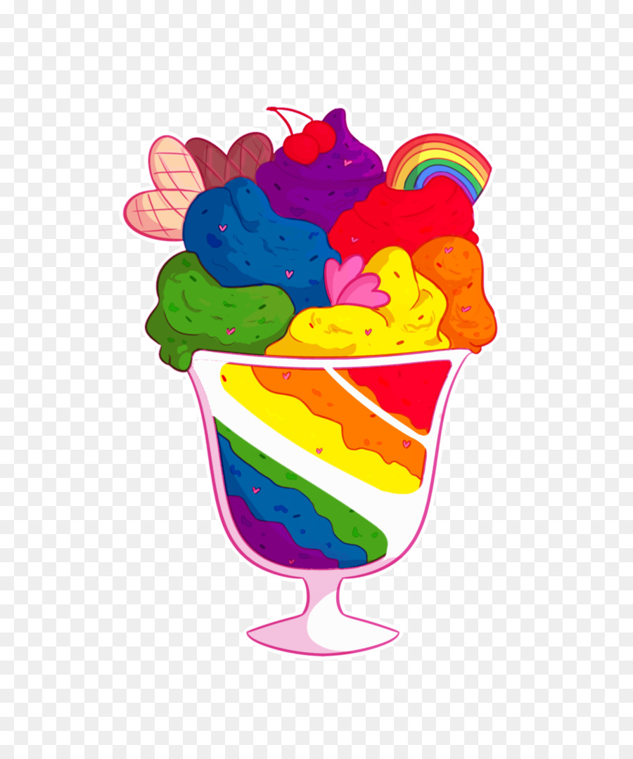 Conos De Helado，Helado PNG