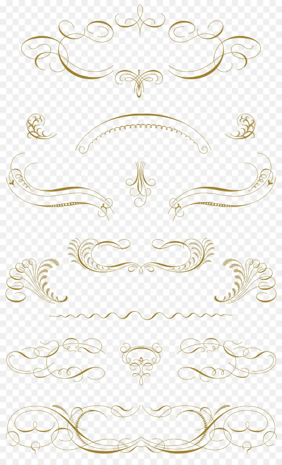 Adornos De Oro，Decorativo PNG