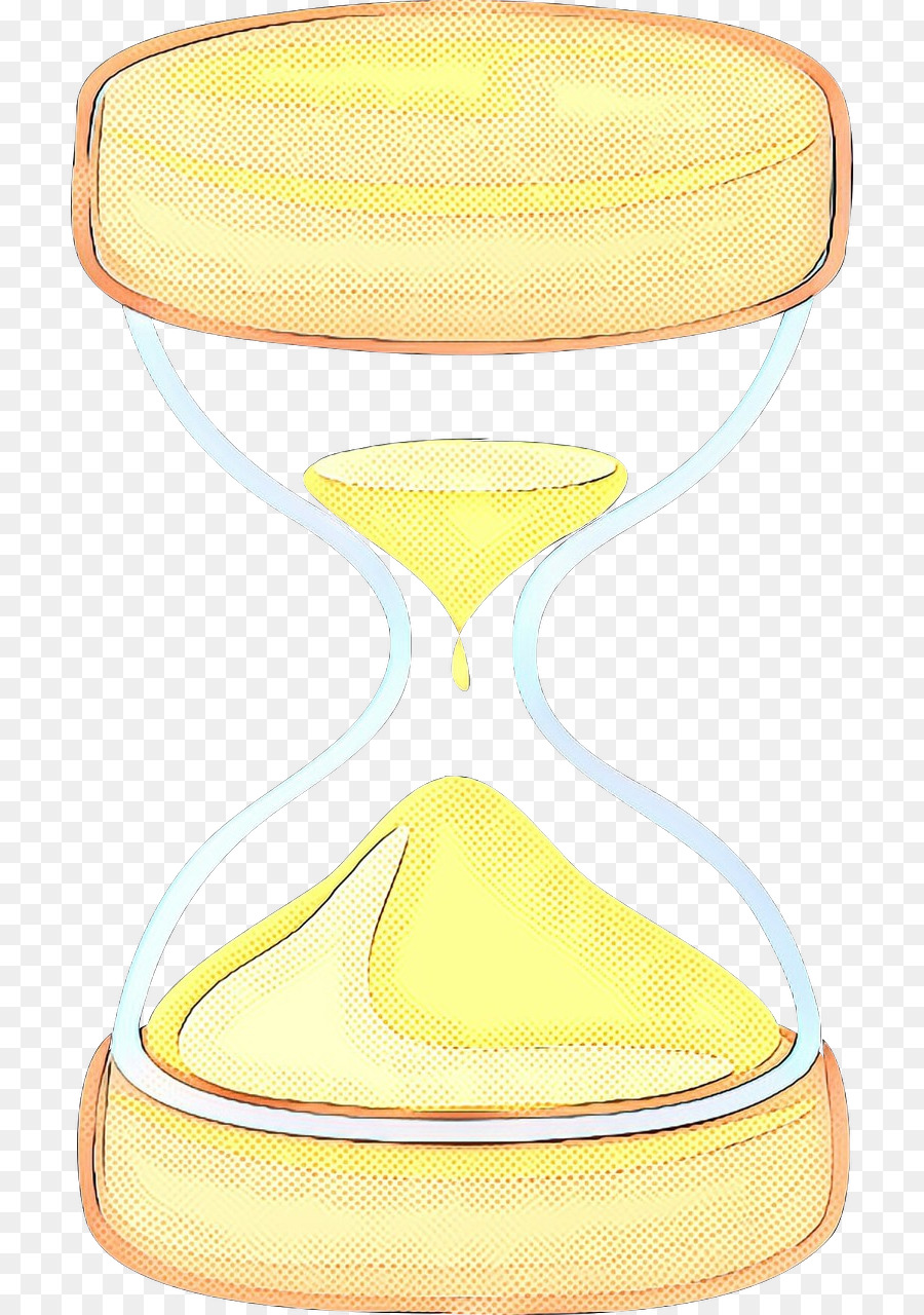 Reloj De Arena，Amarillo PNG