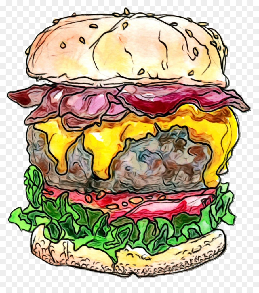 Hamburguesa，Sándwich PNG