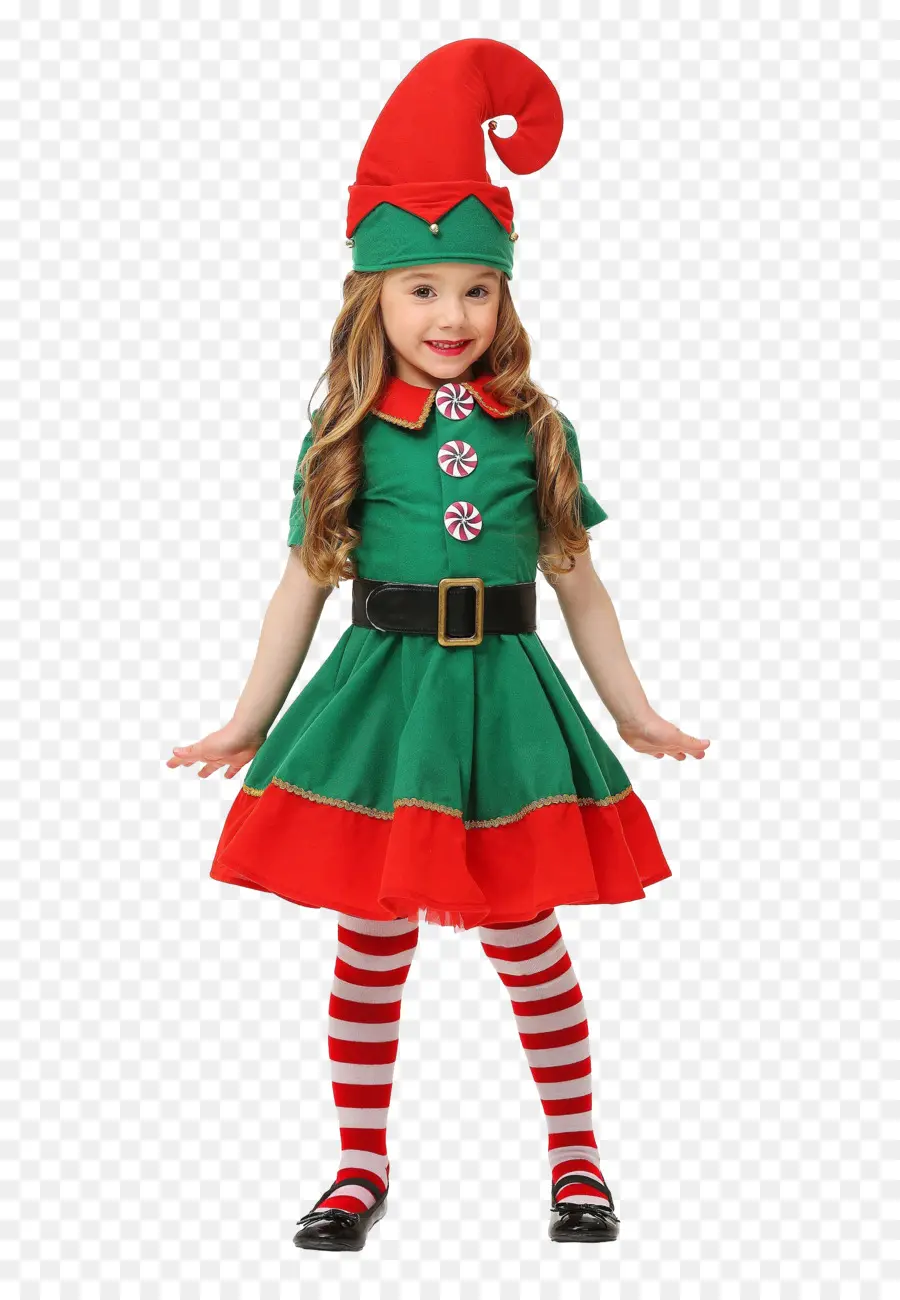 Disfraz，Niño Diversión Disfraces Disfraz De Duende Navideño PNG