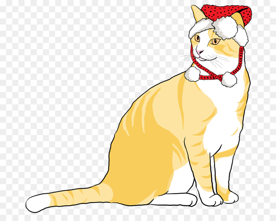 Gato Con Gorro De Papá Noel，Gorro De Papá Noel PNG