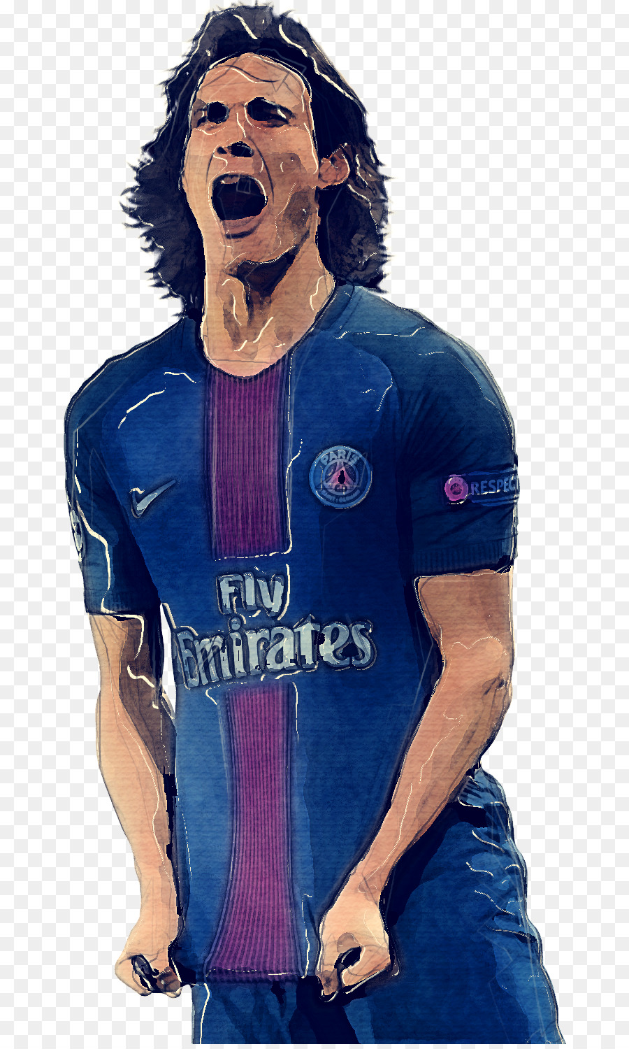 Edinson Cavani，Camiseta PNG