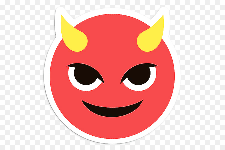 Emoji Del Diablo，Rojo PNG