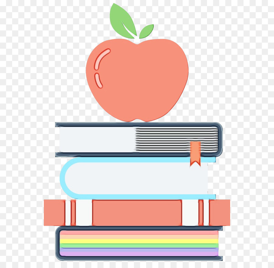 Libros Y Apple，Pila PNG