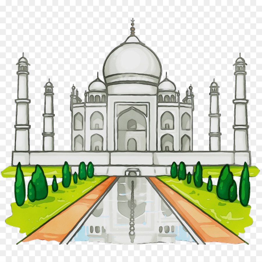 El Fuerte Rojo，Taj Mahal PNG