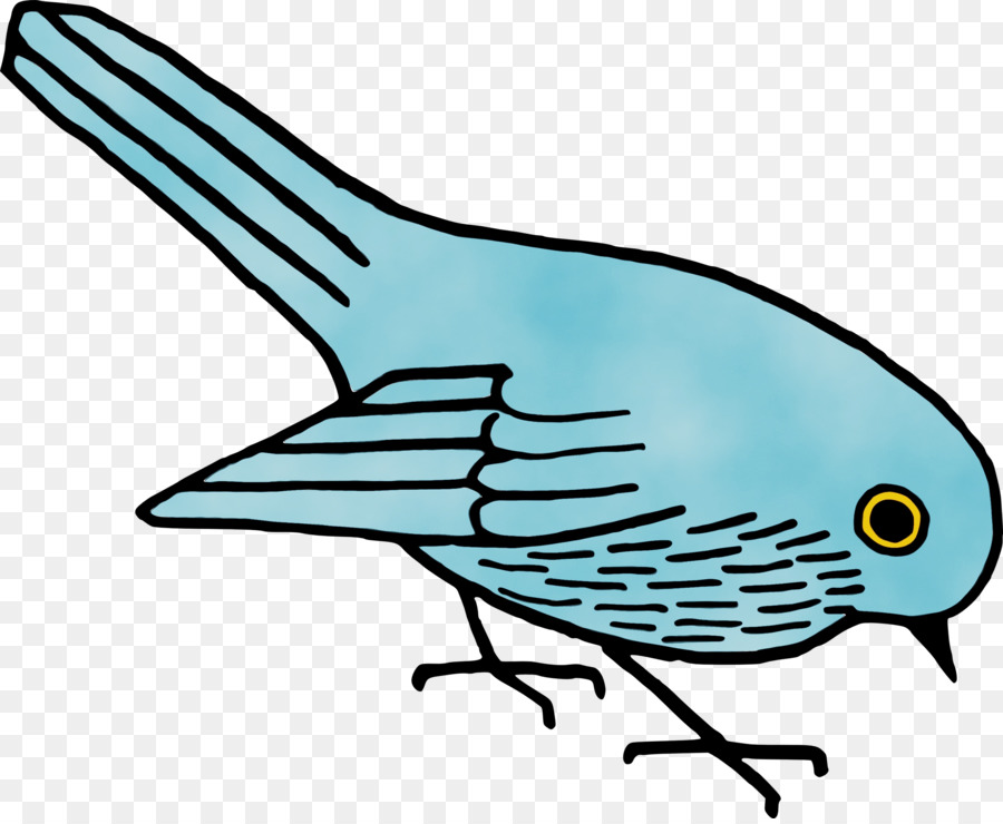 Pájaro Azul，Dibujos Animados PNG