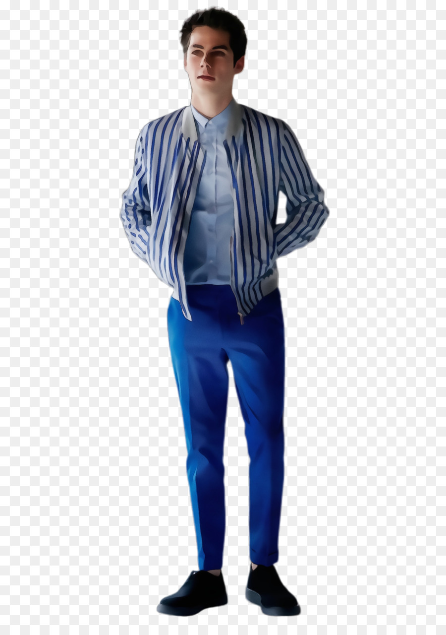 Hombre Con Pantalones Azules，Moda PNG