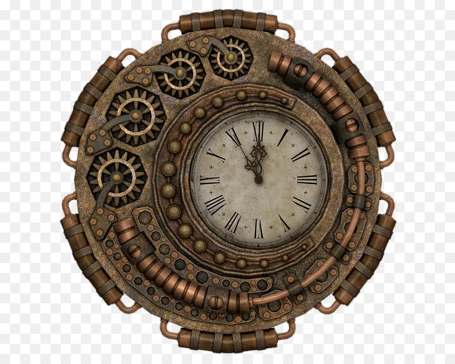 Steampunk，Reloj PNG