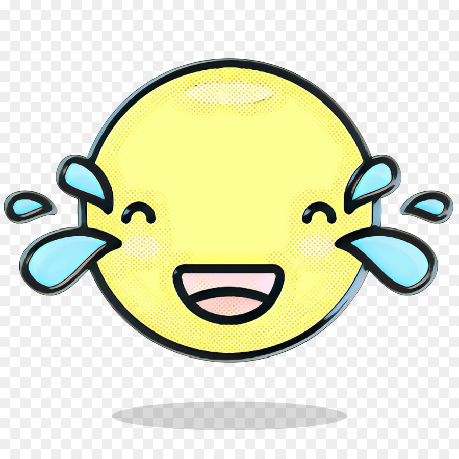 Cara Con Lágrimas De Alegría Emoji，Emoticono PNG