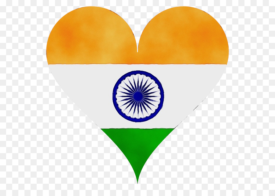 Corazón Con Bandera India，India PNG