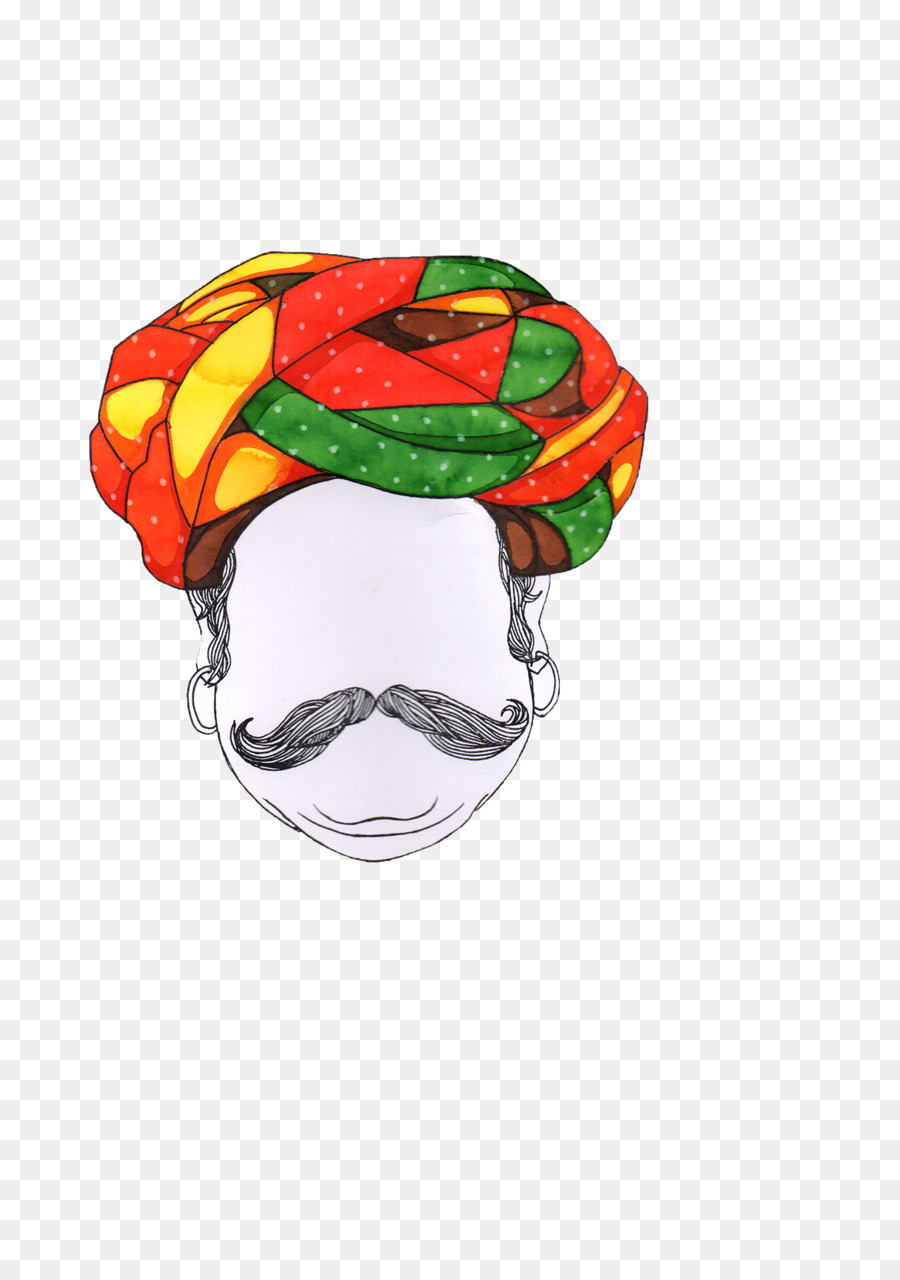 Turbante，Naranja PNG