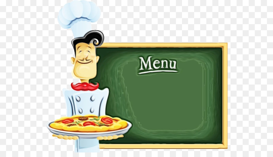 Chef Con Menú，Cocinero PNG