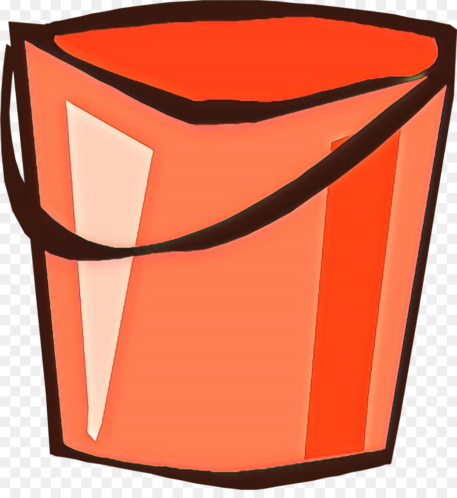 Naranja，Contenedor De Residuos PNG