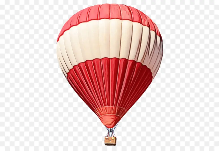 Globo Aerostático，Rojo PNG