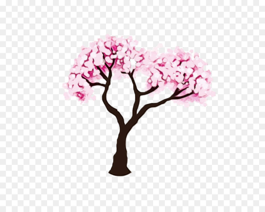 Árbol De Cerezo En Flor，Flores PNG