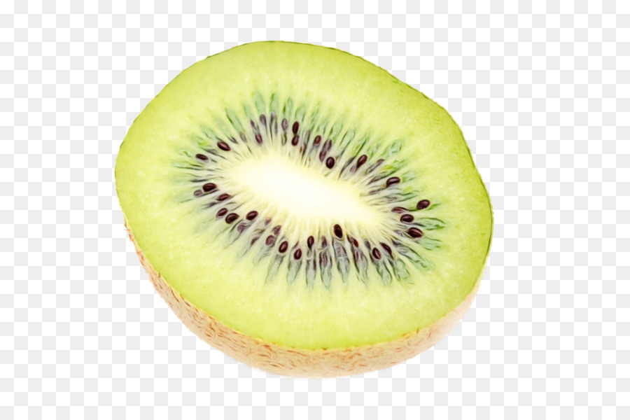 Rebanada De Kiwi Seco，Verde PNG