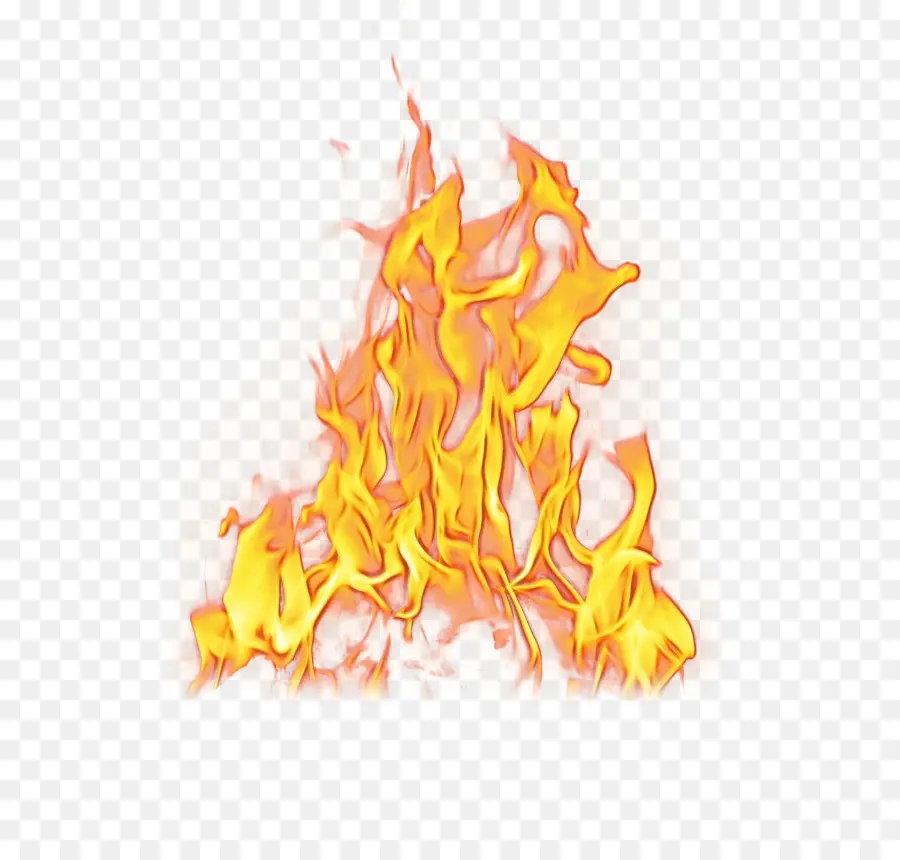 Fuego，Amarillo PNG