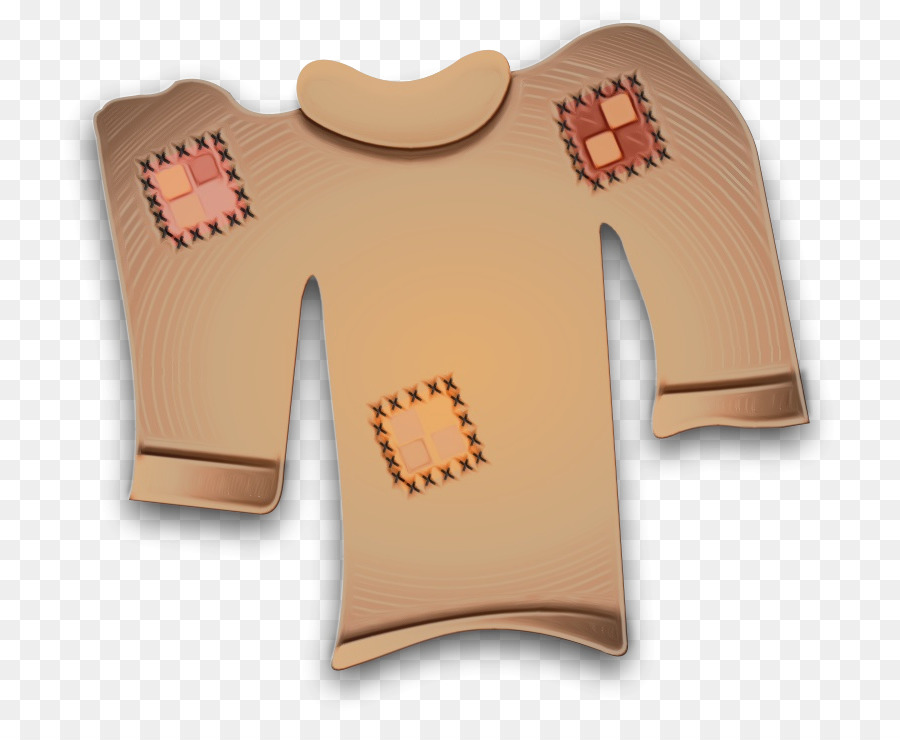 Camisa Marrón，Parches PNG