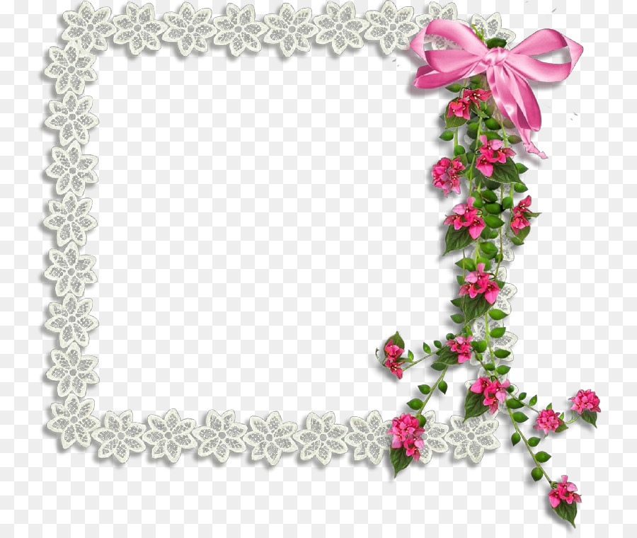 Marco Floral，Rosas PNG