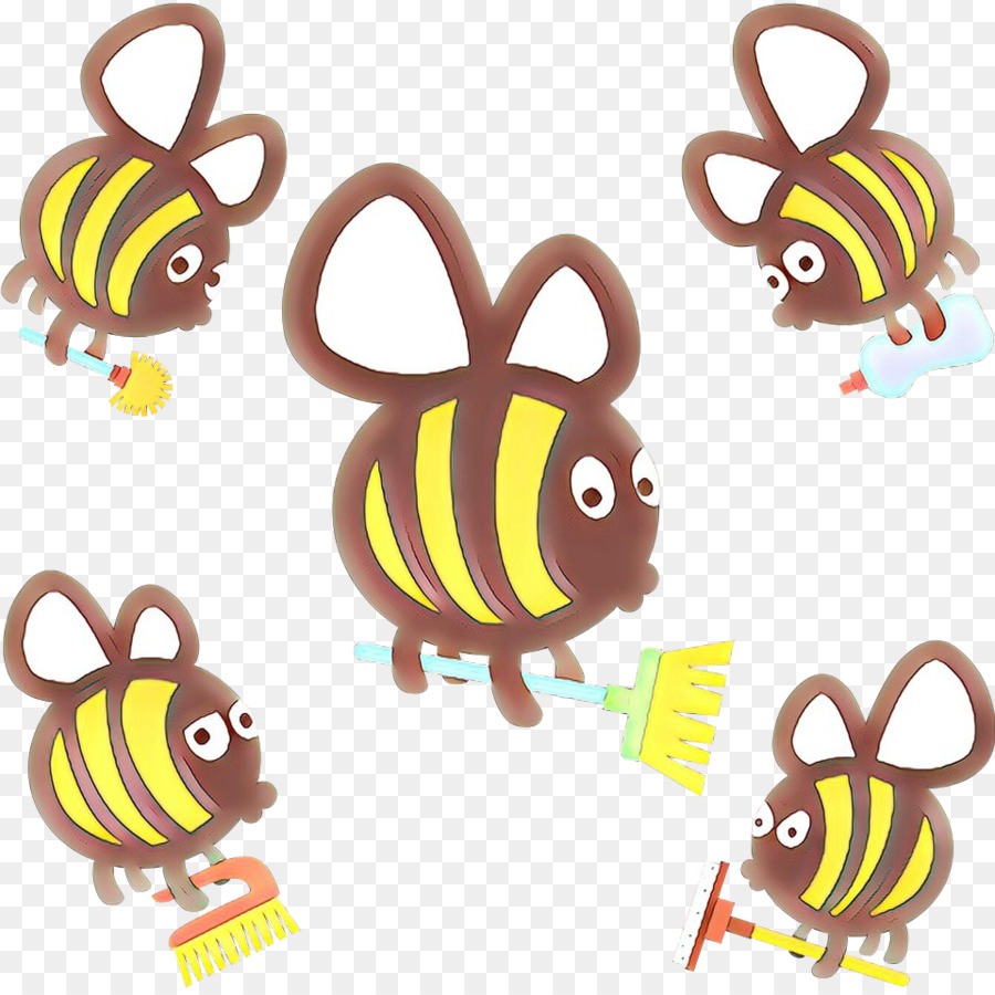 Honeybee，Amarillo PNG