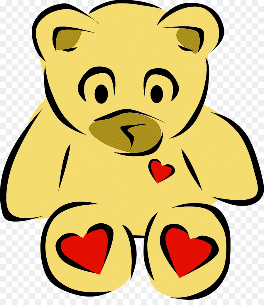 Amarillo，Oso De Peluche PNG