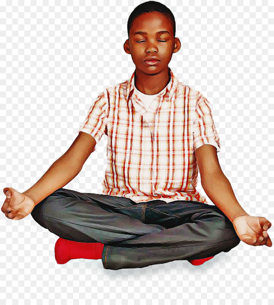 Sentado，La Meditación PNG