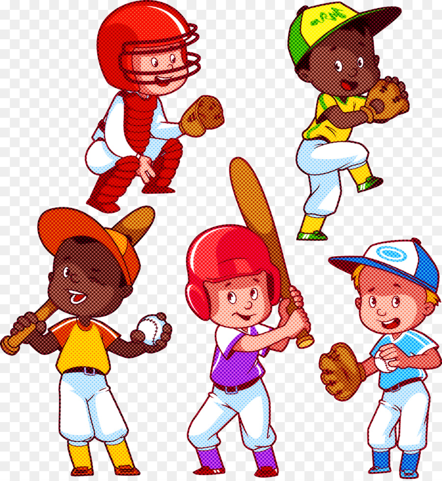 Jugadores De Béisbol，Niños PNG