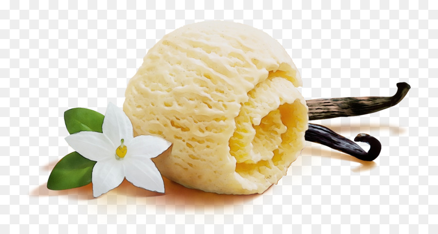 La Comida，Helado De Vainilla PNG