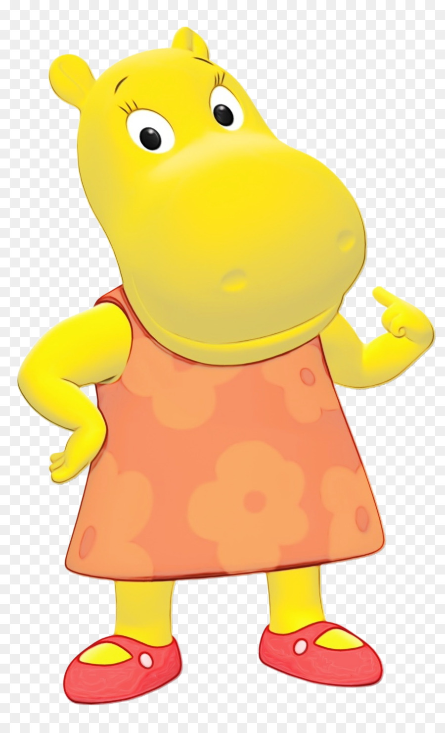 Hipopótamo Amarillo，Dibujos Animados PNG